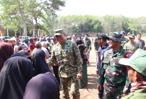 Kunjungan Pangdam XXI/RI Diterima dengan Gembira di Desa Ciamis