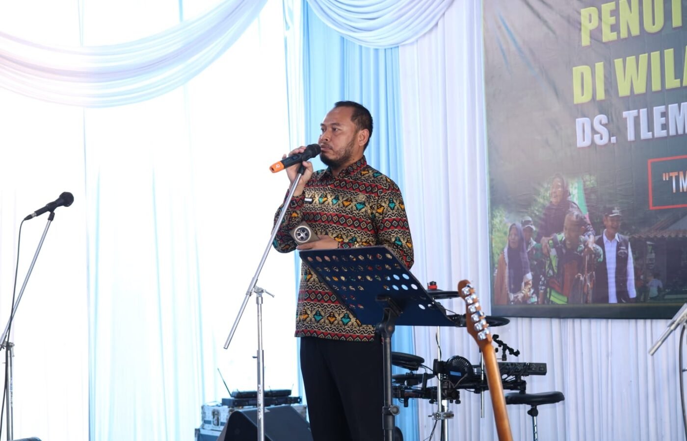 Kades Tlemang Sampaikan Rasa Syukur dan Pesan untuk Menjaga Infrastruktur TMMD