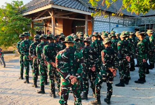 Persiapan Purna Tugas, Danton TMMD Letda Inf Hasan Gelar Apel Penutupan