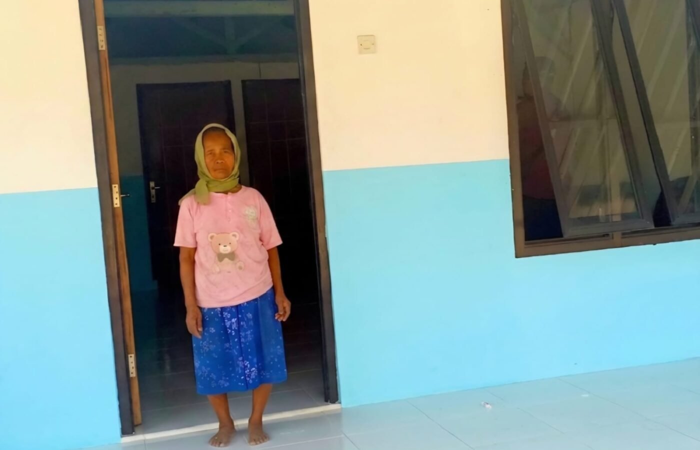 Wagini Mengucapkan Rasa Syukur kepada Satgas TMMD 129 Bojonegoro