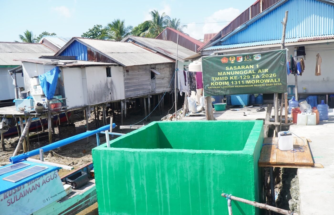 Keberhasilan Program Penyediaan Air Bersih di Desa Umbele, Warga Rebus Kebutuhan Sehari-hari