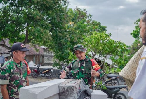 Kepastian Pembangunan Berkualitas oleh Dansatgas TMMD 129 di Desa Tlemang