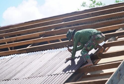 Gembira Menyambut Renovasi Sekolah oleh Satgas TMMD Ke-129 Kodim 1311/Morowali