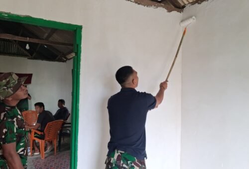 Pengerjaan Renovasi RTLH Bapak Hardi di Pulau Dua Hampiri Penyelesaian