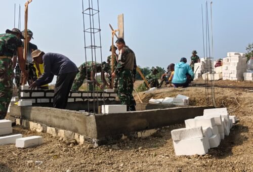 Pondasi Kuat Terbangun, Tandon Air TMMD 129 Siap Salurkan Air Bersih ke Dusun Bakon
