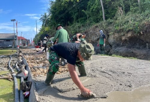 Kemajuan Rabat Beton Jalan di Desa Polewali Kian Nyata
