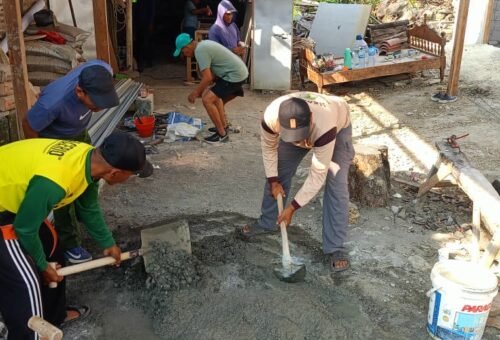 Optimalkan Proses, Satgas TMMD 129 Percepat Rehabilitasi RTLH di Desa Tlemang