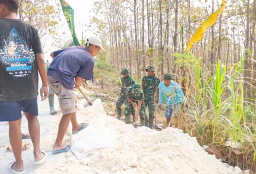 Kemanunggalan TNI dan Warga: Bukti Nyata di TMMD 129 Desa Tlemang