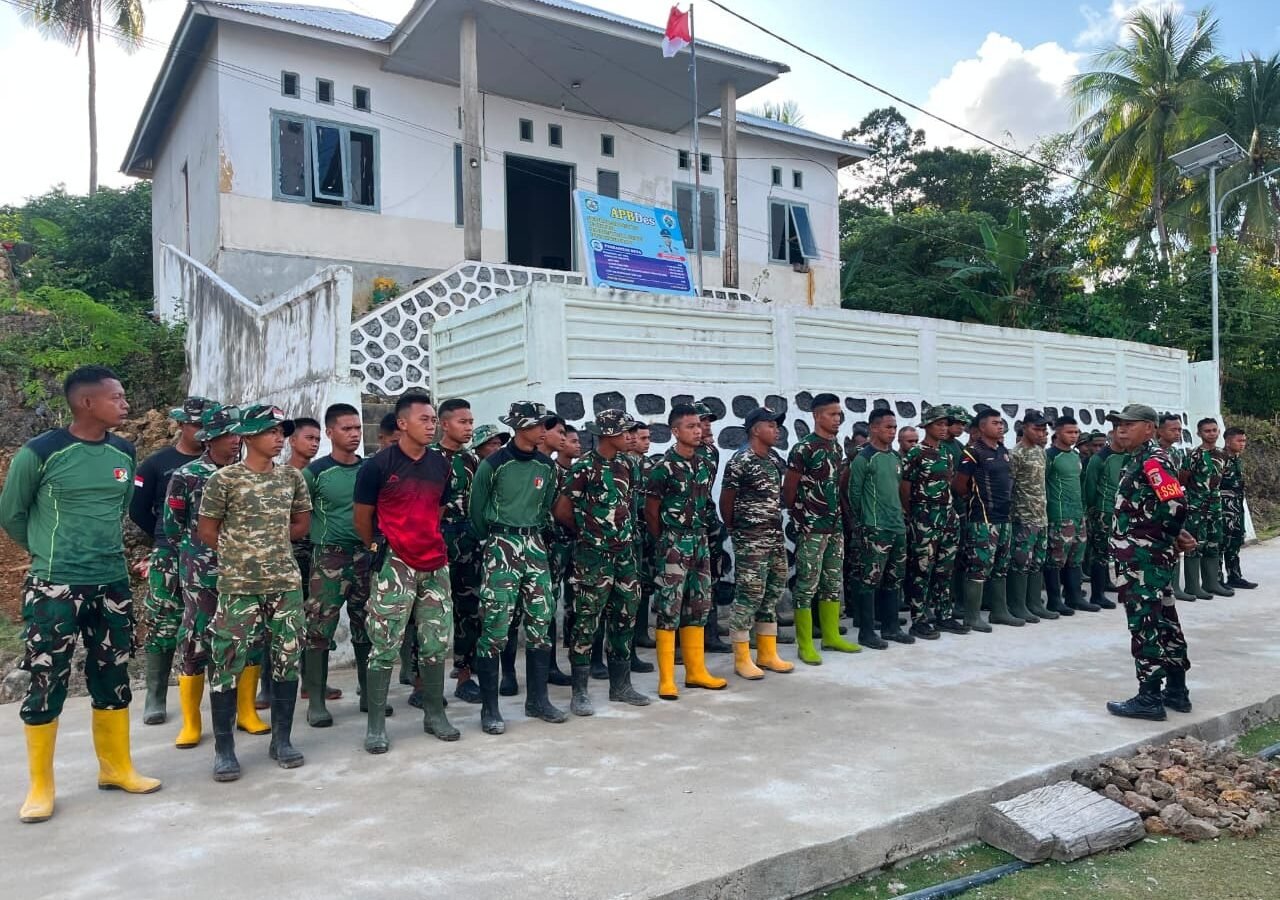 Kesiapan Personel TMMD Diperiksa Melalui Apel Pagi