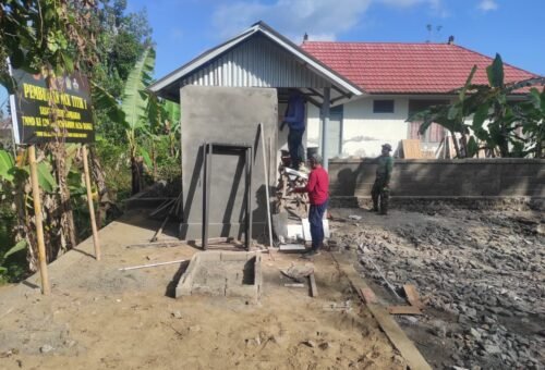 Keberhasilan Pembangunan MCK TMMD Ke-129 Berkat Dukungan Warga