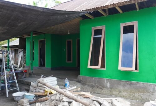 Kemajuan Pengecatan Interior RTLH Bapak Wayan Pasta untuk Kenyamanan Keluarga