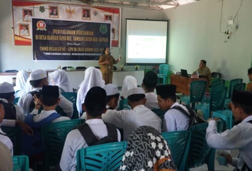 Peningkatan Kapasitas Petani Melalui TMMD Ke-129 di Desa Bandar Raya