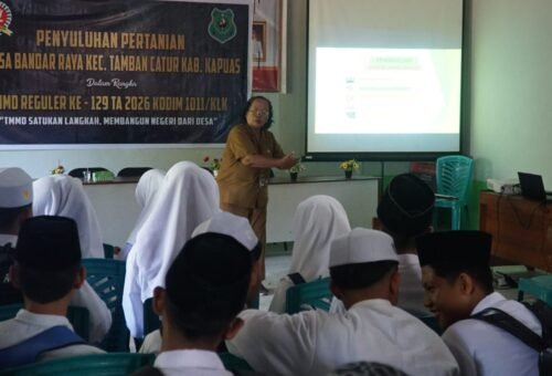 Peningkatan Ketahanan Pangan Melalui Penyuluhan Pertanian TMMD Ke-129