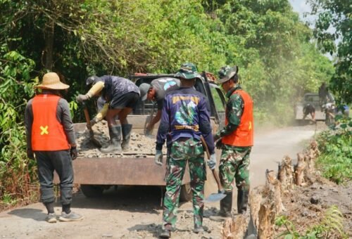 Pembangunan Jalan TMMD Ke-129 Rampung, Warga Desa Bandar Raya Rasakan Manfaatnya