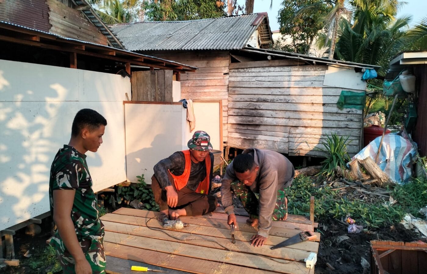 Progres Pembangunan MCK TMMD Ke-129 Semakin Menunjukkan Hasil Positif