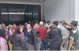 Kegiatan Pasar Murah TMMD 129 Bojonegoro Direspon Positif, Telur Hanya Rp20 Ribu per Kilogram