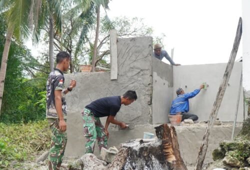 Progres Pekerjaan Air Bersih di Masjid Desa Umbele Lama Sangat Memuaskan