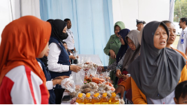 Pasar Murah Mandiri di TMMD 129 Bojonegoro Memenuhi Kebutuhan Warga