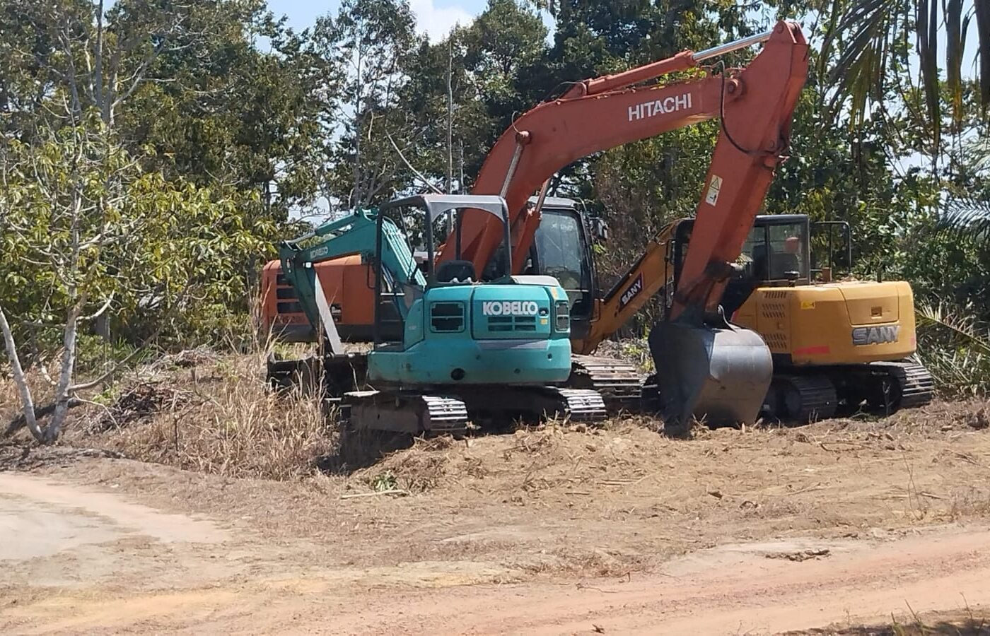 Jalan Satgas TMMD Ke-129 Kodim 0413/Bangka Membuka Akses Baru di Penyamun