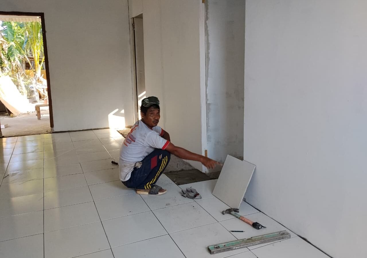 Progres Renovasi Rumah Bapak Iwan Oleh Satgas TMMD Ke-129