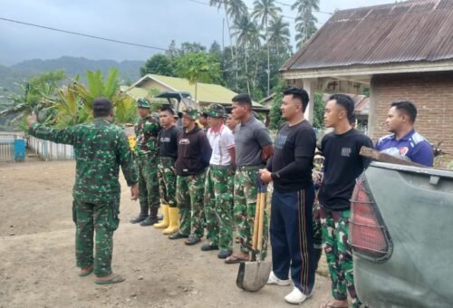 Apel Pagi Dipimpin Sertu Saharuddin, Satgas TMMD ke-129 Siapkan Personel dengan Matang