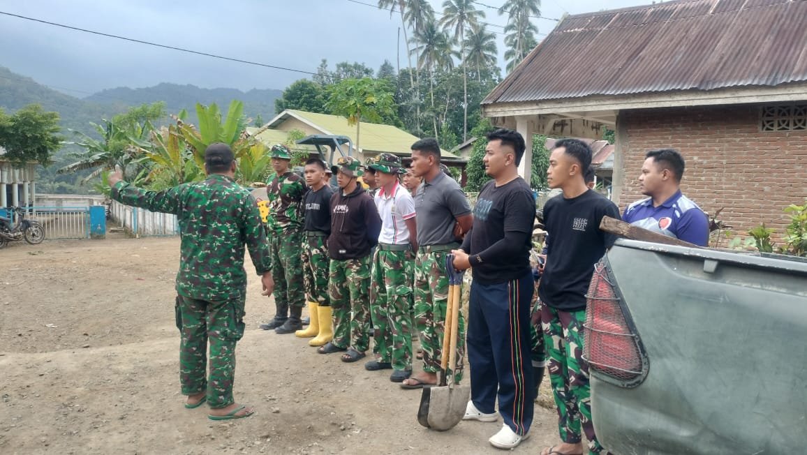 Apel Pagi Dipimpin Sertu Saharuddin, Satgas TMMD ke-129 Siapkan Personel dengan Matang