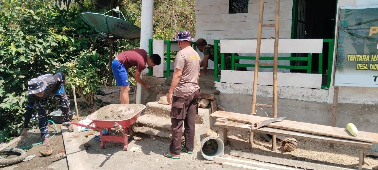 Rehabilitasi Teras RTLH Demmang Sukses Dilaksanakan