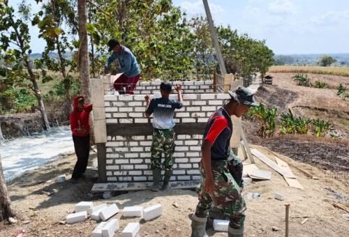 Langkah Nyata Satgas TMMD 129 dalam Mewujudkan Ketersediaan Air Bersih di Dusun Bakon