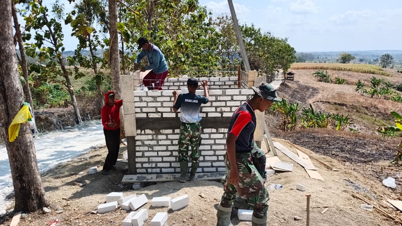 Langkah Nyata Satgas TMMD 129 dalam Mewujudkan Ketersediaan Air Bersih di Dusun Bakon