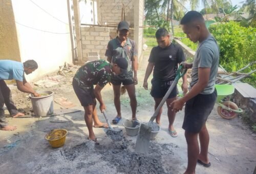 Proyek MCK TMMD Ke-129 Kodim 0315/Tanjungpinang Menuju Akhir