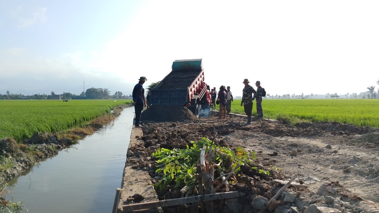 Progres Menarik TMMD Ke-129, Jalan Tani di Pinrang Hampir Rampung