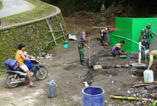 Dukungan Masyarakat Jadi Daya Dorong Satgas TMMD Dalam Penyelesaian Program TNI Manunggal Air