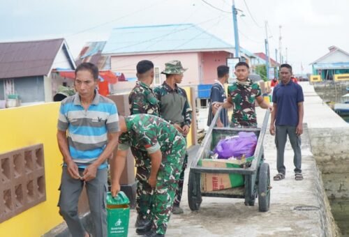 Keterlibatan Warga Dalam Program TMMD Ke-129 Kodim 1311/Morowali