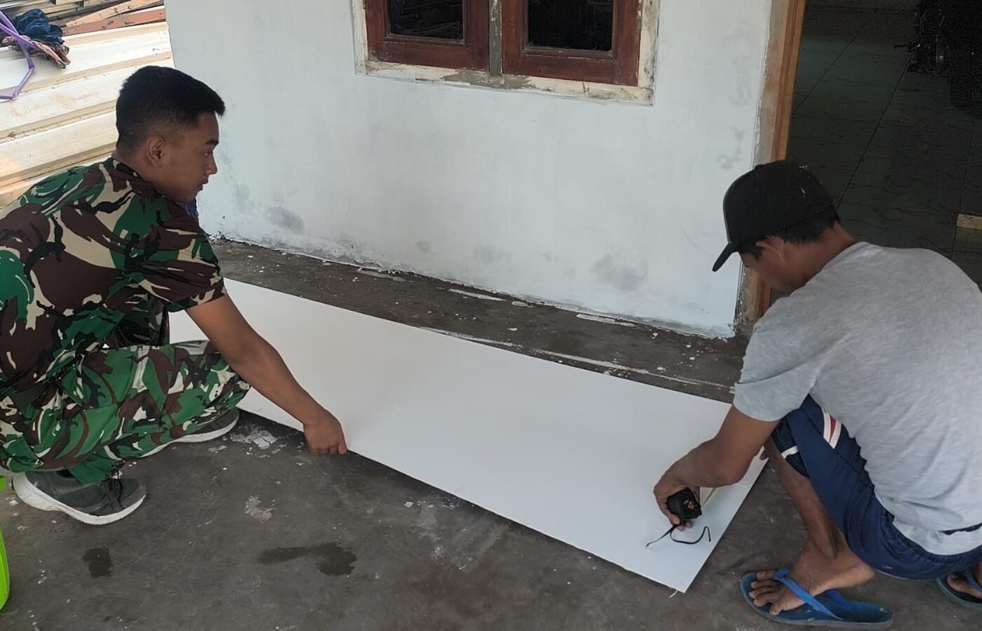 Progres Rehabilitasi RTLH Ibu Wartiyem di Cirebon Menuju Penyelesaian