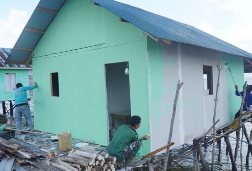 Perkembangan Renovasi RTLH Bapak Nardianto di Desaku Polewali Semakin Menjanjikan