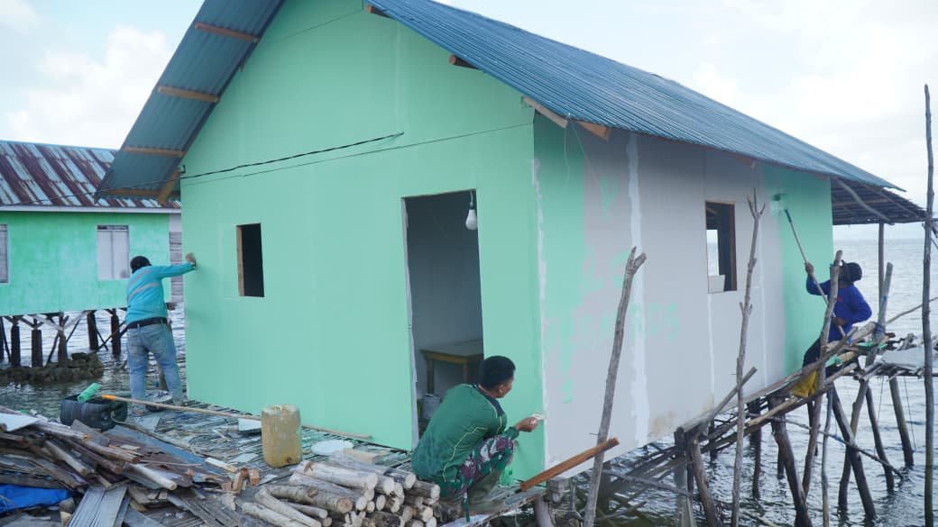 Perkembangan Renovasi RTLH Bapak Nardianto di Desaku Polewali Semakin Menjanjikan