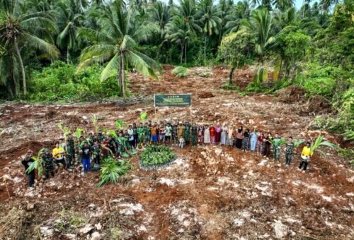 Penanaman Bibit Produktif oleh Satgas TMMD Ke-129 di Morowali untuk Perkuat Ketahanan Pangan