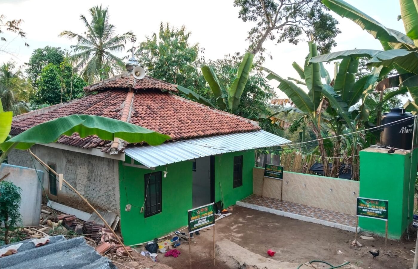 Peningkatan Mushola Baitul Saudah, Fasilitas Wudu dan MCK Segera Rampung