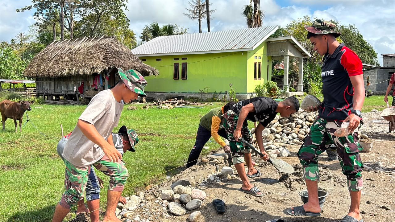 Pembangunan Tembok Penahan Jalan Usaha Tani Meningkatkan Akses Pertanian