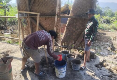Peningkatan Kualitas Hunian oleh Satgas TMMD Ke-129 di Cianjur