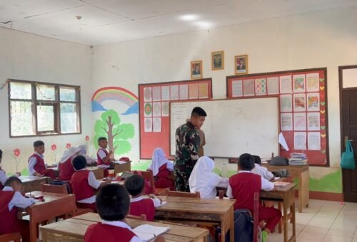 Penguatan Karakter Pelajar Melalui TMMD Ke-129 di SDN Sindang Kasih