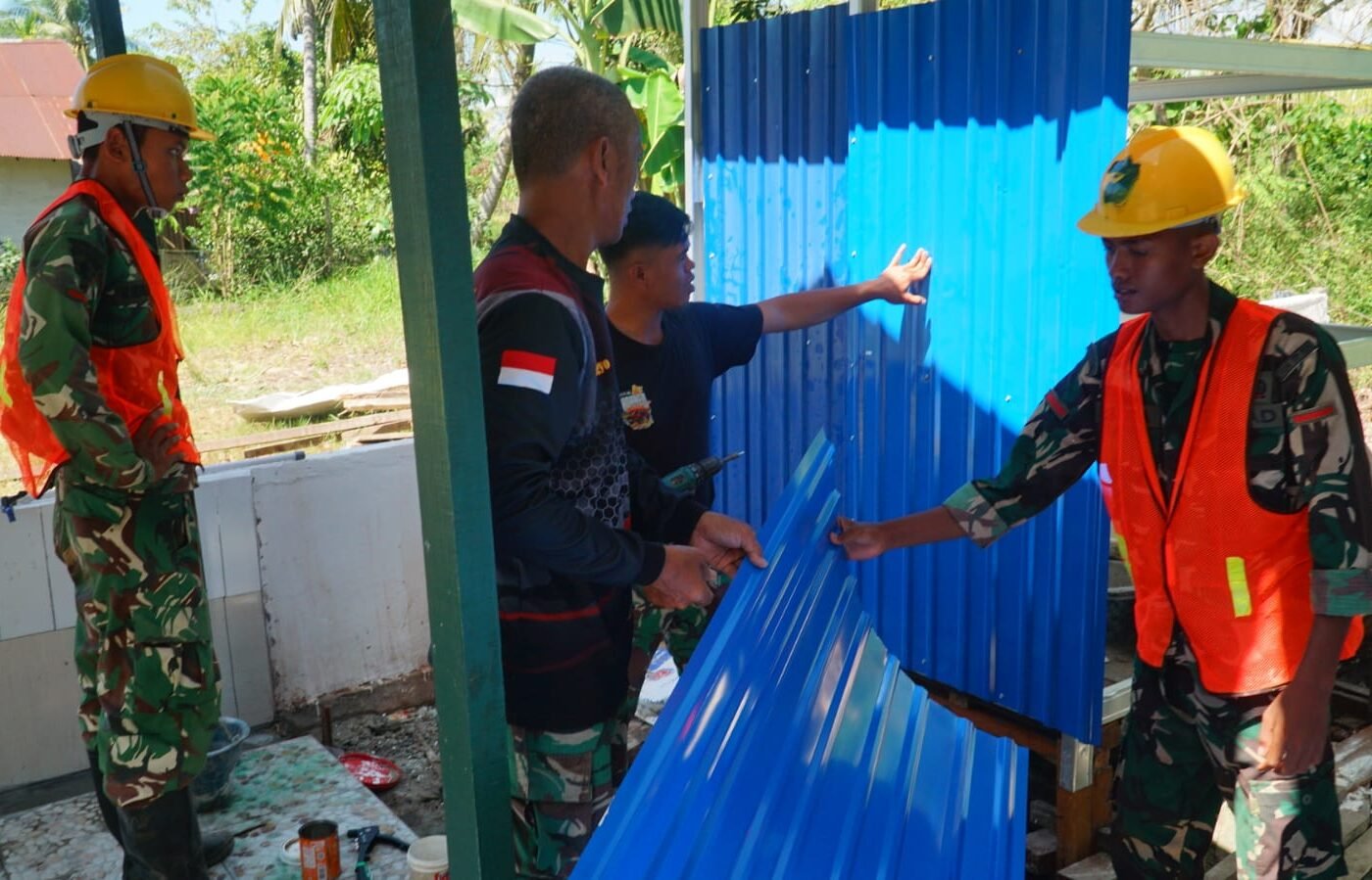 Perkembangan Pembangunan MCK di TMMD Reguler Ke-129 Kodim 1011/Kuala Kapuas