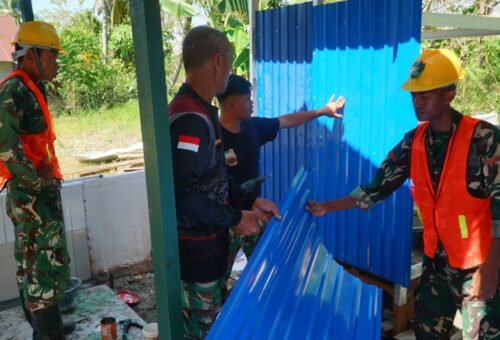 Perkembangan Pembangunan MCK di TMMD Reguler Ke-129 Kodim 1011/Kuala Kapuas