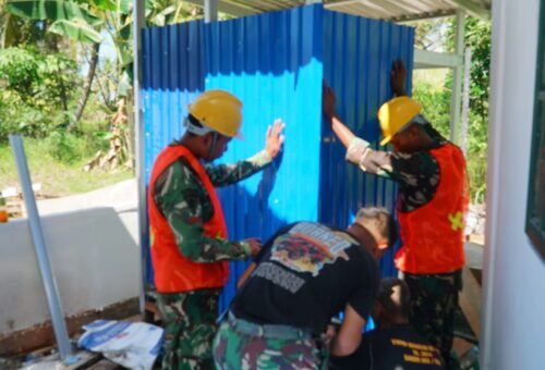 Inisiatif Satgas TMMD dan Pembangunan Fasilitas Sanitasi di Kapuas