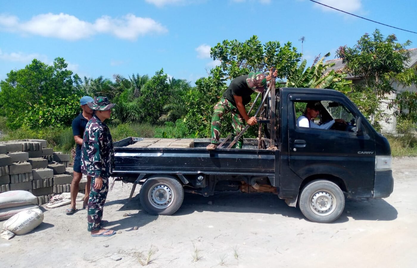 TMMD ke-129 Kodim 0413/Bangka: Fasilitas Keamanan Baru untuk Masyarakat