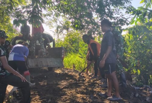 Pembangunan Jalan TMMD Ke-129 Menuju Peningkatan Infrastruktur Desa