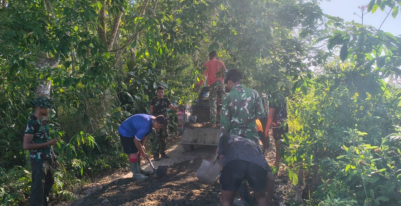 Pembangunan Infrastruktur Desa Melalui TMMD: Langkah Nyata Satgas