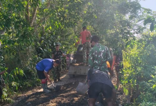 Pembangunan Infrastruktur Desa Melalui TMMD: Langkah Nyata Satgas