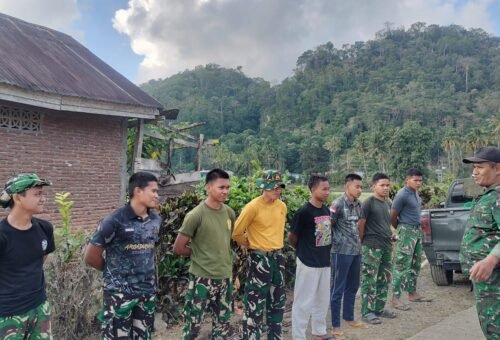Personel Satgas TMMD ke-129 Kodim 1407/Bone Gelar Apel Pagi, Pastikan Kesiapan Maksimal Sebelum Bekerja