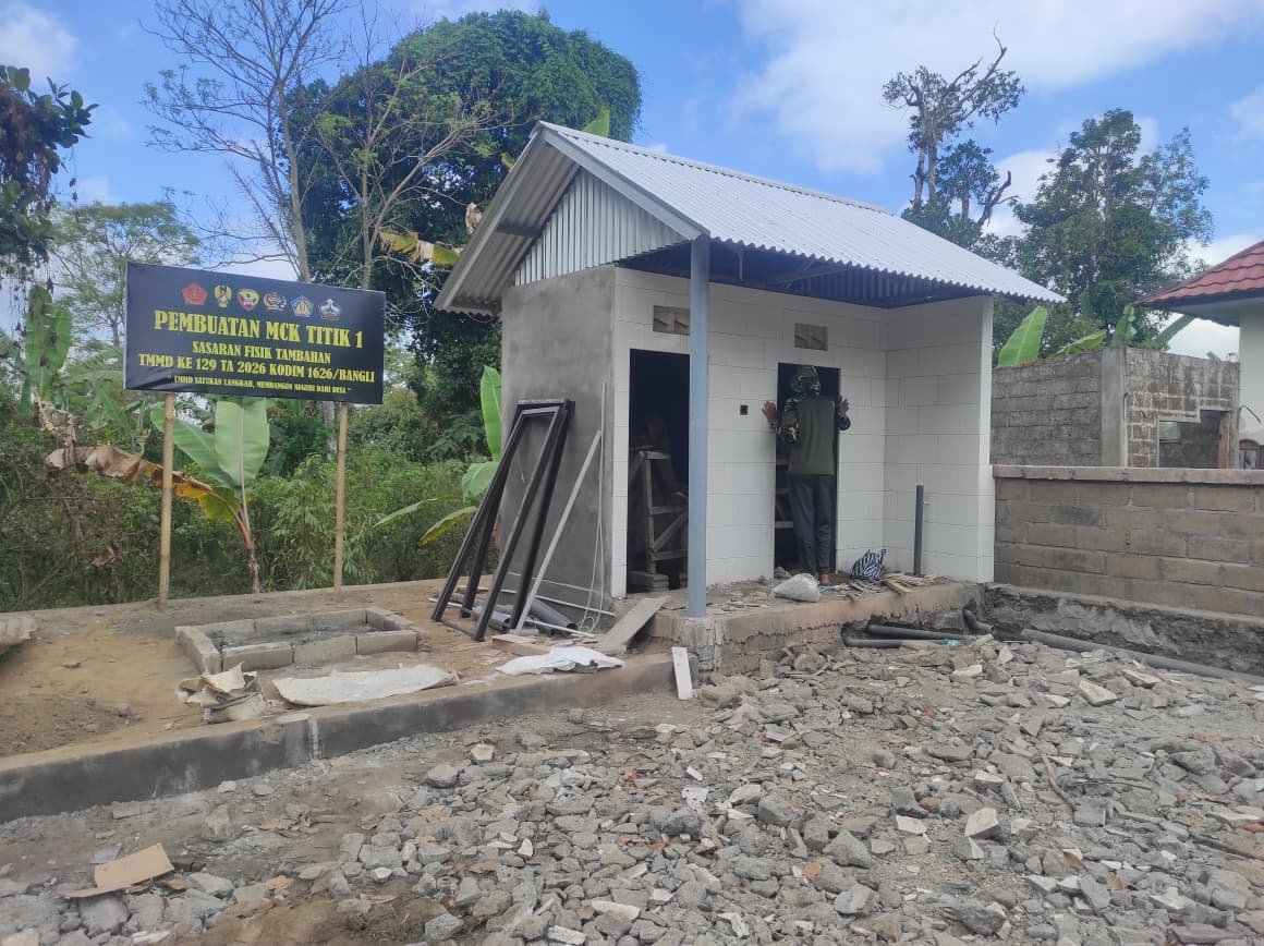 Warga Desa Sekardadi Siap Manfaatkan Fasilitas MCK TMMD Ke-129